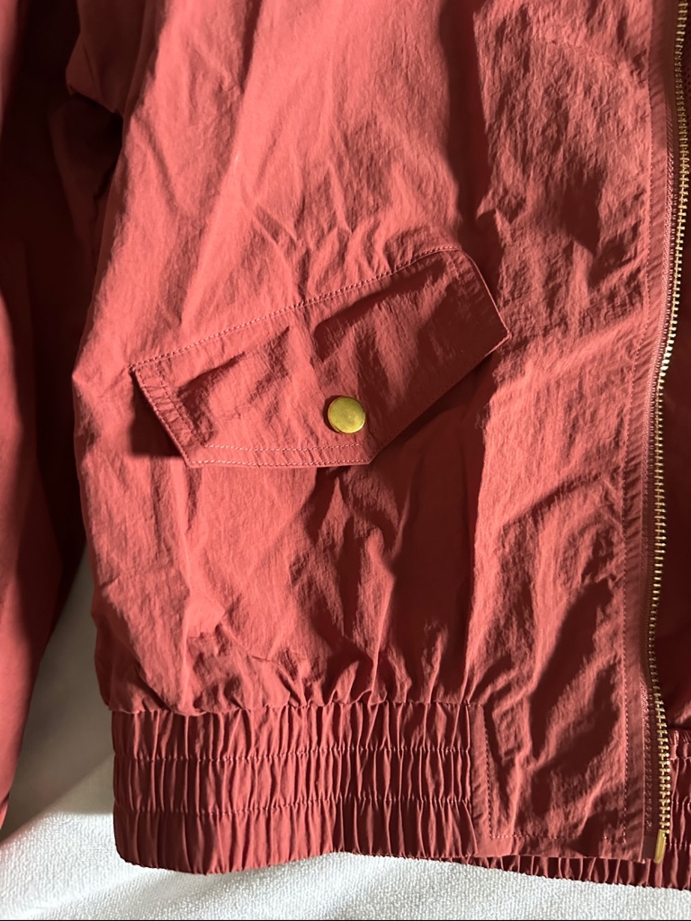 mine Rust Red Bomber Jacket - Picture 3 of 4